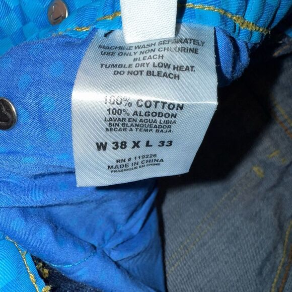 Relaxed Fit Blue Denim Jeans - Picture 5 of 7